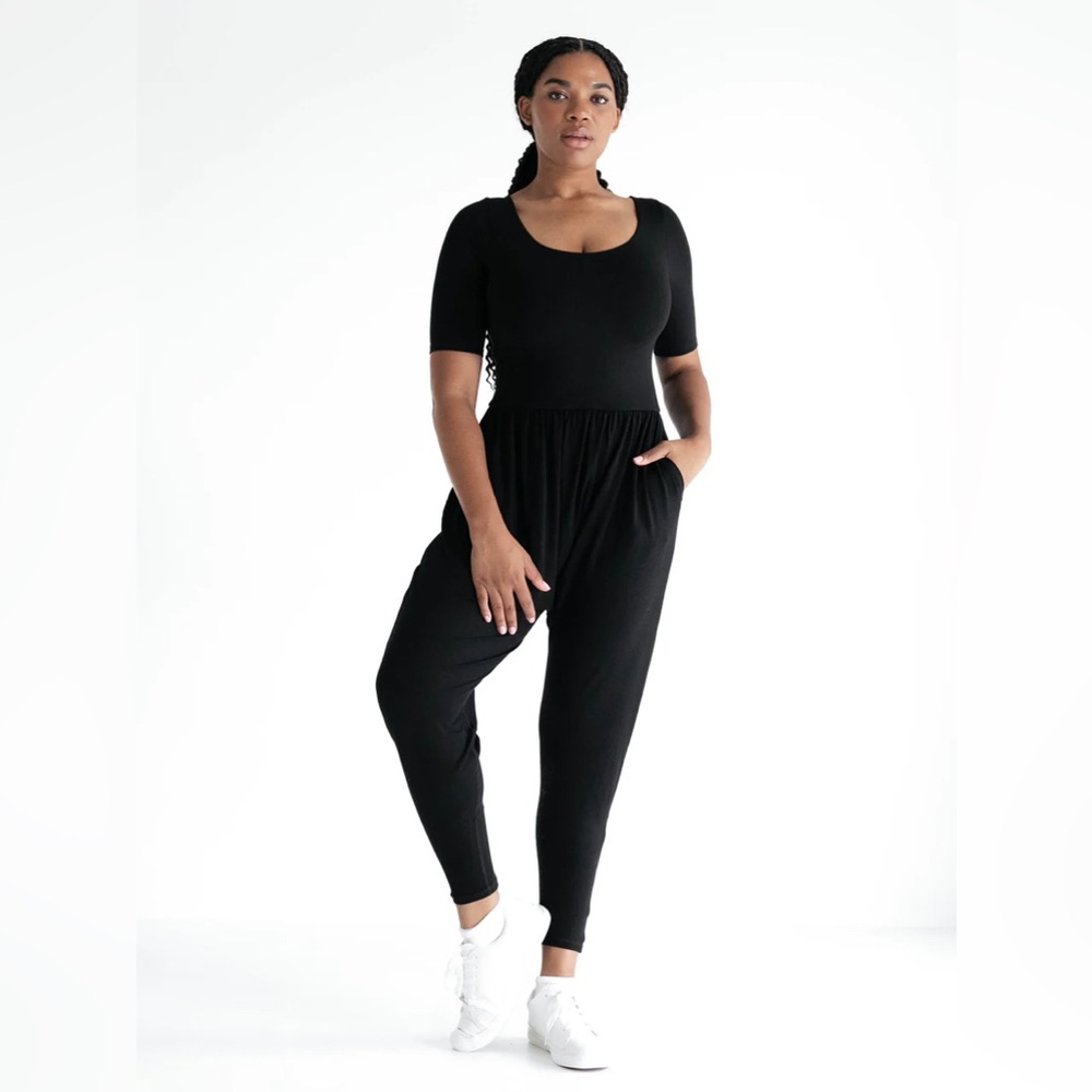IMBODHI Sleeved BODHI jumper, Midnight black, Size M